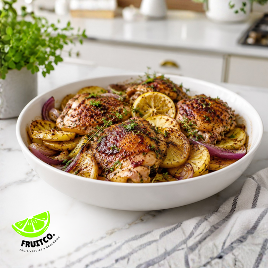 A Cozy Middle Eastern-Inspired Chicken Dinner