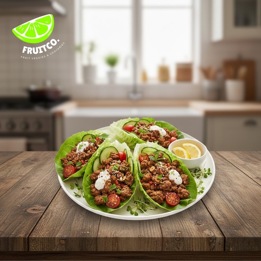 Mediterranean Spiced Lamb Lettuce Wraps