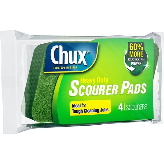 Fruitco Chux Heavy Duty Scourer Pads 4 pack