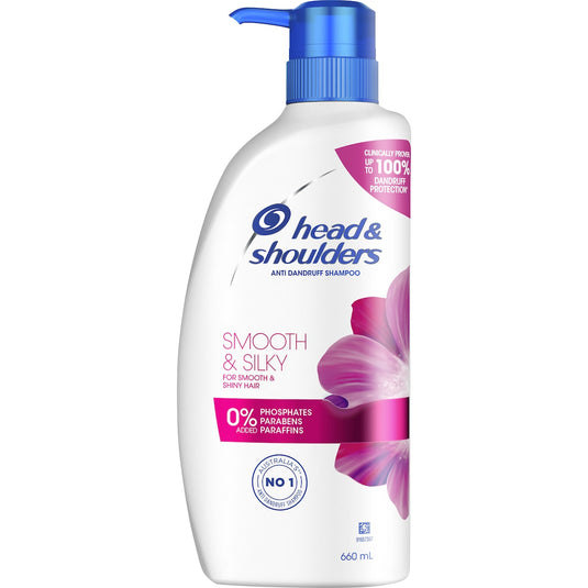 Fruitco Head & Shoulders Smooth & Silky Anti Dandruff Shampoo 660ml