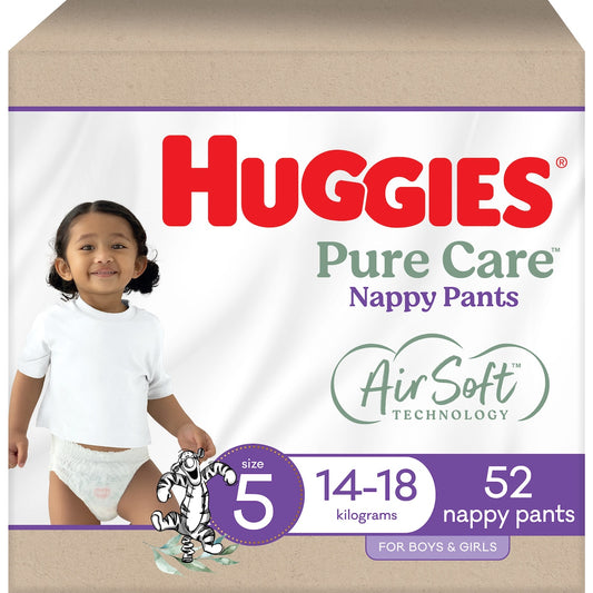 Fruitco Huggies Ultimate Nappy Pants Size 5 (14-18 Kg) 52 Pack