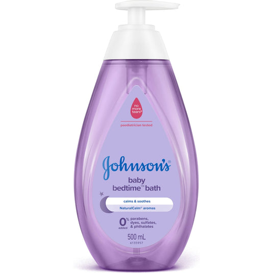 Fruitco Johnson's Bedtime Gentle Calming Scented Tear Free Baby Bath 500ml