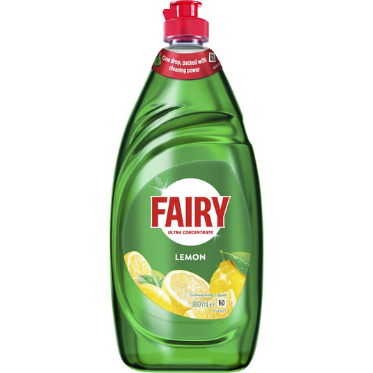 Fruitco Fairy Ultra Concentrate Lemon Dishwashing Liquid 800ml