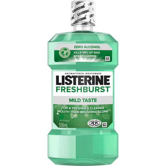 Fruitco Listerine Freshburst Zero Alcohol Antibacterial Mouthwash 500ml