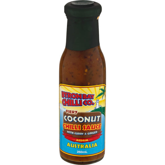 Fruitco Byron Bay Chilli Co. Chilli Sauce Fiery Coconut 250ml