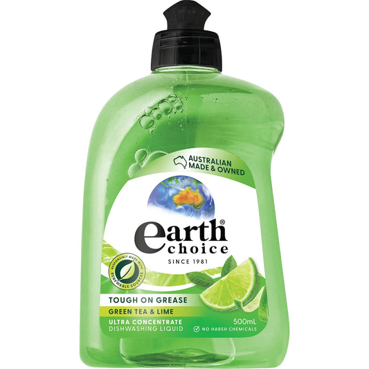 Fruitco Earth Choice Dishwashing Liquid Green Tea & Lime 500ml