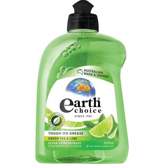 Fruitco Earth Choice Dishwashing Liquid Green Tea & Lime 500ml