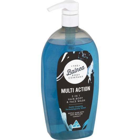 Fruitco Balnea Men's 3 In 1 Hair, Body & Face Wash 1l