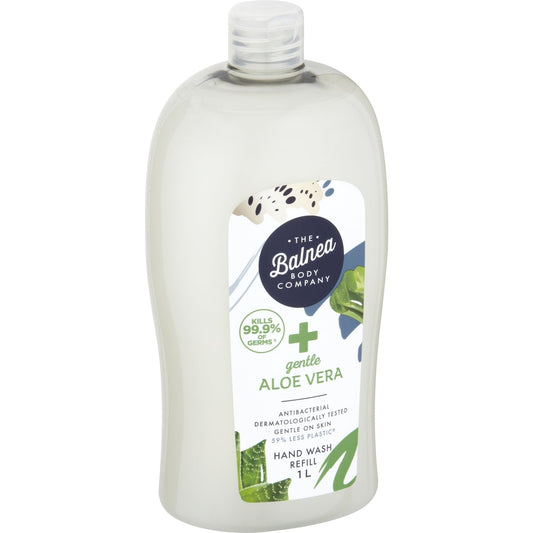 Fruitco The Balnea Body Company Antibacterial Handwash Refill Gentle Aloe Vera 1l