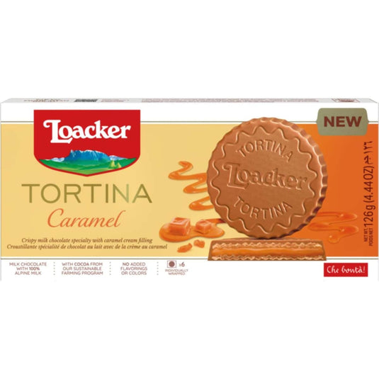 Fruitco Loacker Tortina Caramel Biscuits 126g