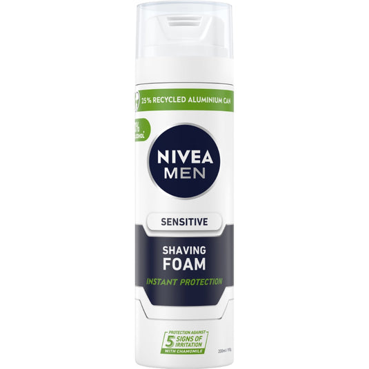 Fruitco Nivea Men Sensitive Shave Foam With 5 In 1 Protection 200ml