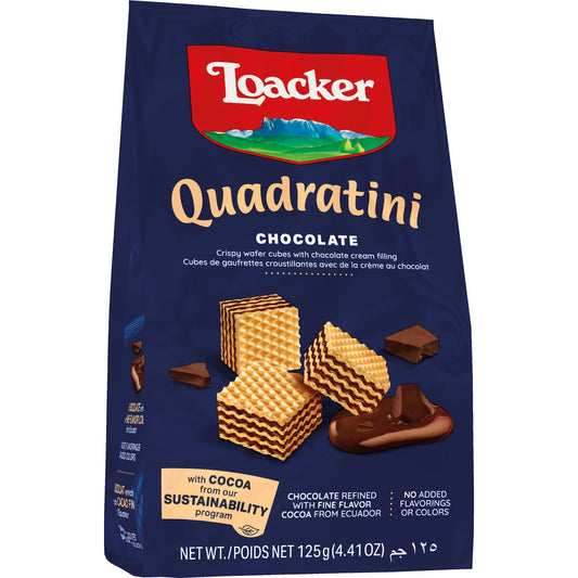 Fruitco Loacker Quadratini Chocolate 125g