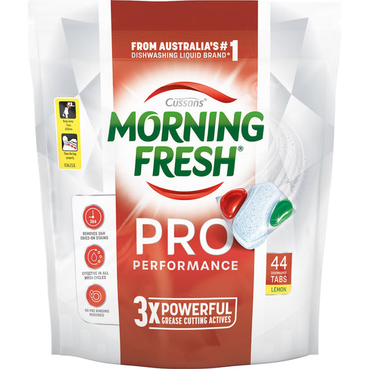 Fruitco Morning Fresh Pro Performance Dishwasher Tablets Lemon 44 Pack