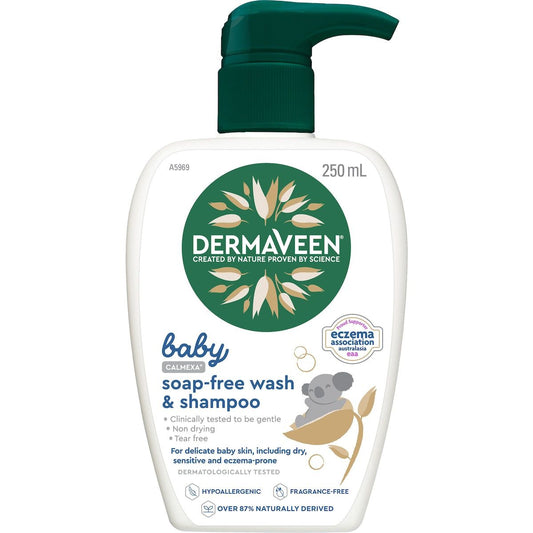 Fruitco Dermaveen Baby Calmexa Soap-Free Wash & Shampoo 250ml
