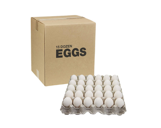 Fruitco 30 x Farm Fresh Eggs 700g (White) Box (15 Dozen)