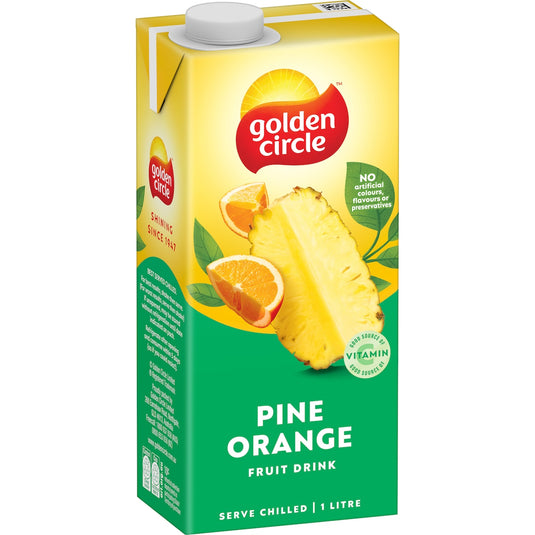 Fruitco Golden Circle Drinks Pine Orange Fruit Drink 1l