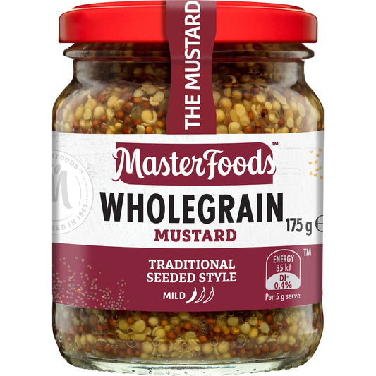 Fruitco MasterFoods Wholegrain Mustard 175g