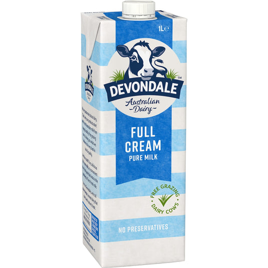 Fruitco Devondale 100% Pure Full Cream Milk Long Life UHT Milk 1L