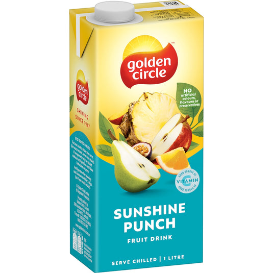 Fruitco Golden Circle Drinks Sunshine Punch Fruit Drink 1l
