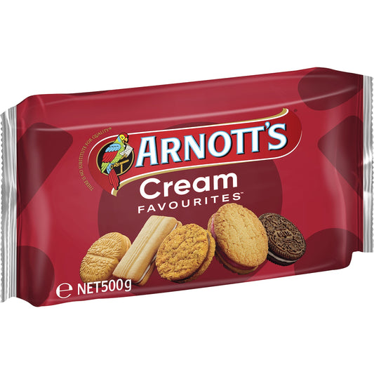 Fruitco Arnott's Arnott's Cream Favourites Assorted Biscuits 500g