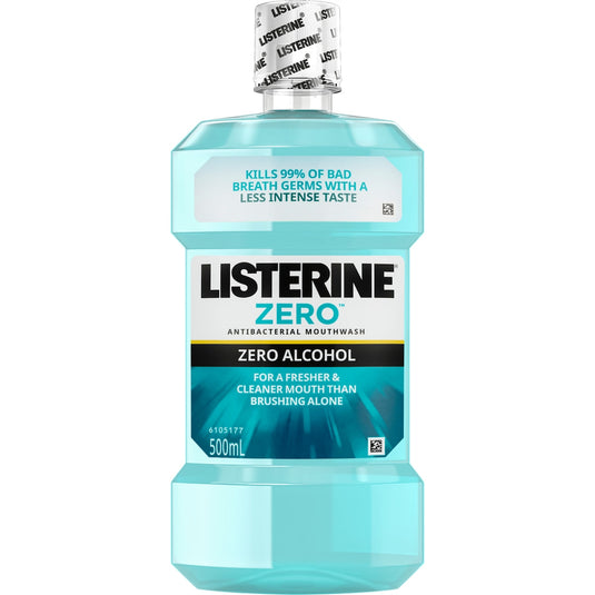 Fruitco Listerine Zero Alcohol Antibacterial Mouthwash 500ml