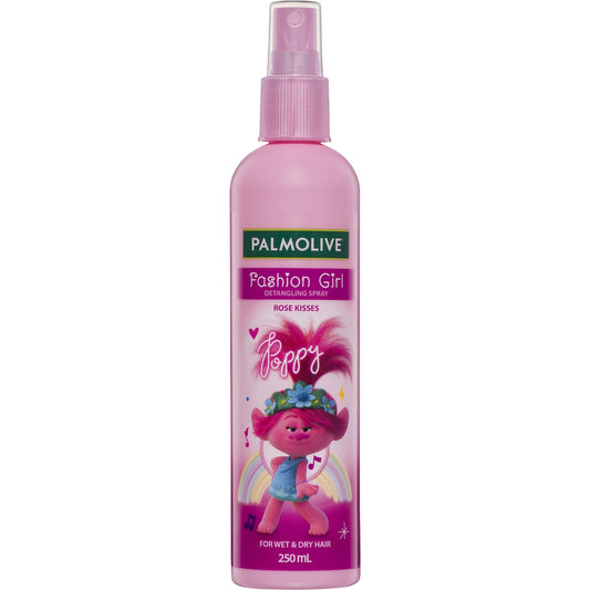 Fruitco Palmolive Kids Detangling Spray Fashion Girl Rose Kisses 250ml
