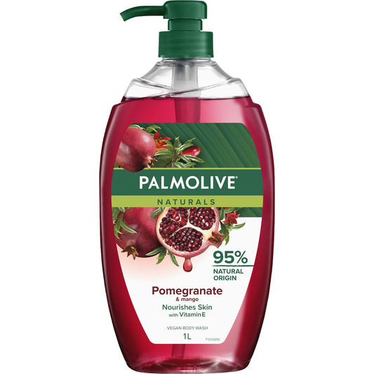 Fruitco Palmolive Body Wash Shower Gel Naturals Pomegranate & Mango 1l