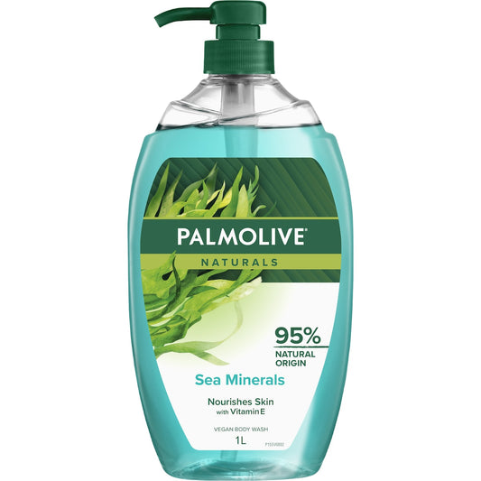 Fruitco Palmolive Body Wash Shower Gel Naturals Sea Minerals 1l