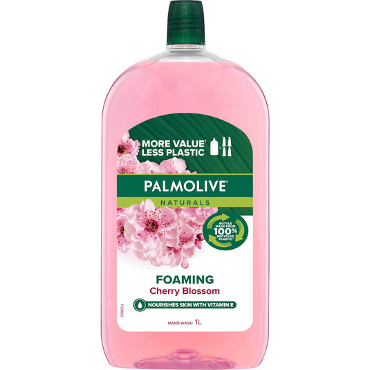 Fruitco Palmolive Foaming Liquid Hand Wash Refill Japanese Cherry Blossom 1l