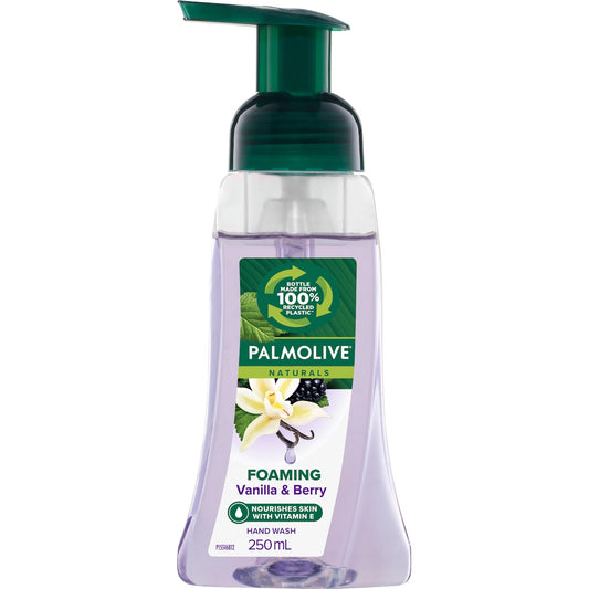 Fruitco Palmolive Foaming Liquid Hand Wash Pump Vanilla & Berry 250ml