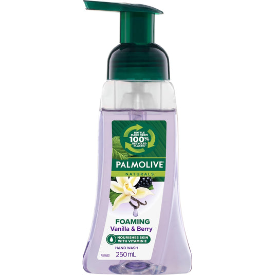 Fruitco Palmolive Foaming Liquid Hand Wash Pump Vanilla & Berry 250ml