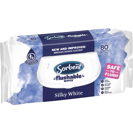 Fruitco Sorbent Clean & Fresh Wipes 80 Pack