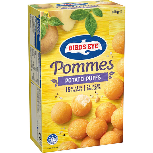 Fruitco Birds Eye Pommes Noisettes Mashed Potato Puffs 350g