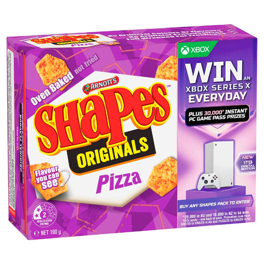 Fruitco Arnott's Shapes Pizza Cracker Biscuits 190g