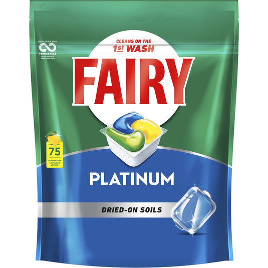 Fruitco Fairy Platinum Dishwashing Tablets 75 pack