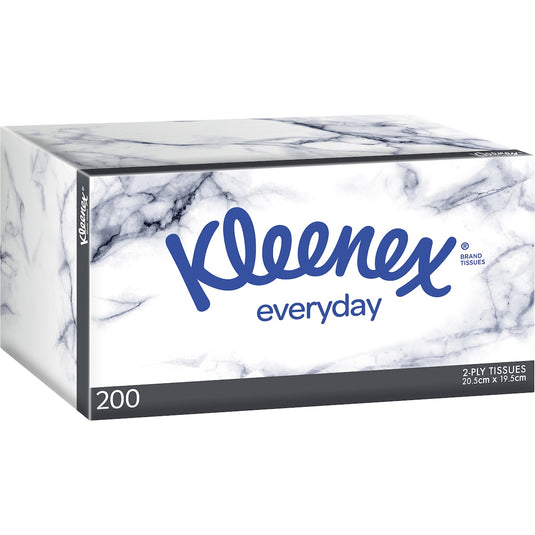 Fruitco Kleenex Everyday 2 Ply Facial Tissues 200 Pack