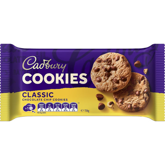 Fruitco Cadbury Classic Choc Chip Cookies 156g