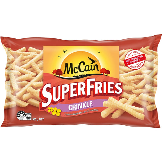 Fruitco McCain Superfries Crinkle Cut 900g