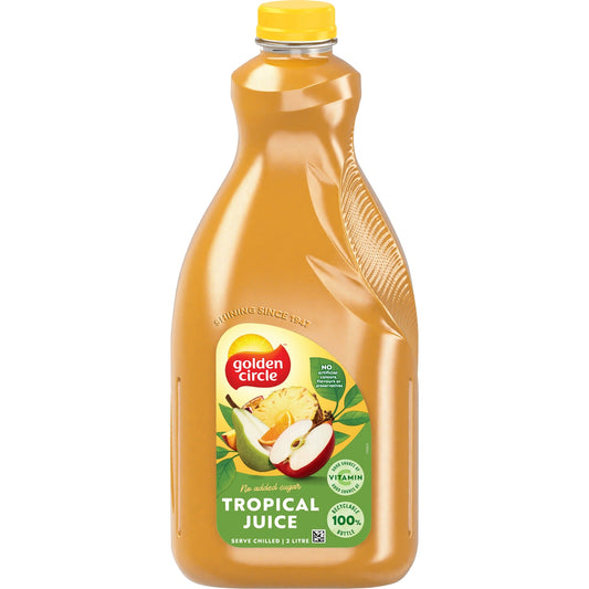 Fruitco Golden Circle Tropical Juice No Added Sugar Pineapple Fruit Juices 2l