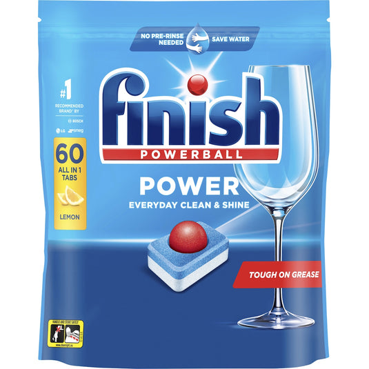 Fruitco Finish Power Lemon Dishwasher Tablets 60 pack
