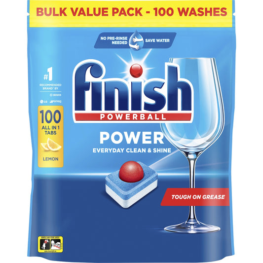Fruitco Finish Power Lemon Dishwasher Tablets 100 pack