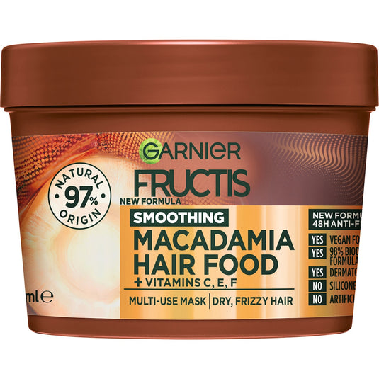 Fruitco Garnier Fructis Hair Food Smoothing Macadamia 390ml