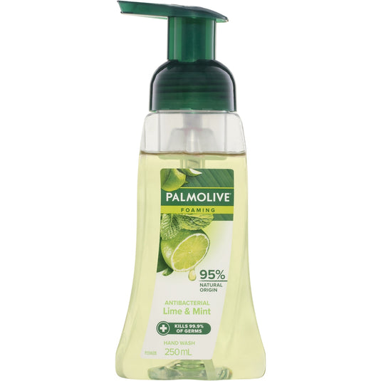 Fruitco Palmolive Foaming Liquid Hand Wash Antibacterial Soap Pump Lime 250ml