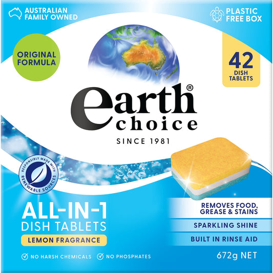 Fruitco Earth Choice Dishwashing Tablets 42 Pack