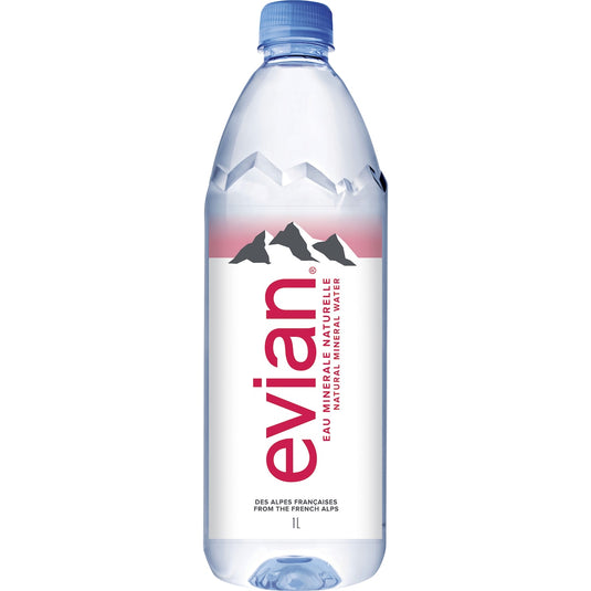 Fruitco Evian Natural Mineral Water 1l