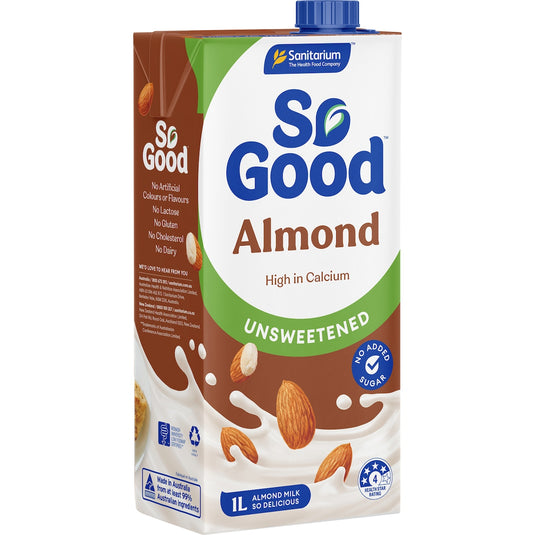 Fruitco Sanitarium So Good Long Life Unsweetened Almond Milk 1l