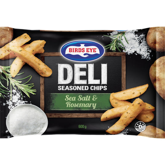 Fruitco Birds Eye Deli Seasoned Chips Sea Salt & Rosemary 600g