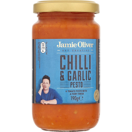 Fruitco Jamie Oliver Pesto Chilli And Garlic 190g