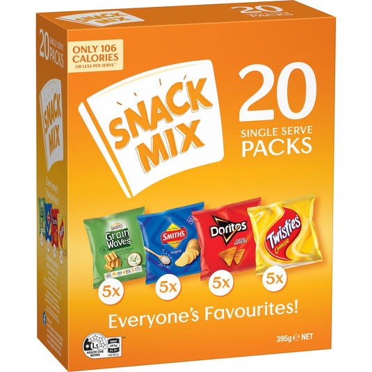 Fruitco Smith's Potato Chips Snack Mix Multipack Variety 20 Pack