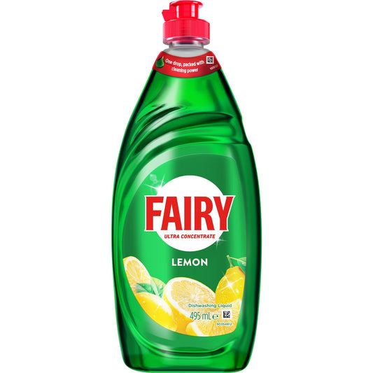 Fruitco Fairy Ultra Concentrate Lemon Dishwashing Liquid 495ml